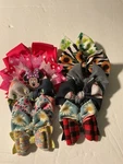 Little Girls Handmade Bows Lot Of 12 Very Cute Various Sizes. Fixed Price $7.00.