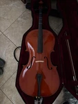 Student Cello With Hard Case, Size 4/4. Not Sure Of Or Brand. Fixed Price $250.00.