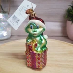 New Christopher Radko Ribbits And Bows Ornament Original Box Frog. Fixed Price $48.00.