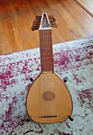 Roosebeck 7-COURSE Descant Lute Excellent With Case, Stand, Tuner. Fixed Price $500.00.