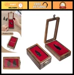 Handmade Arrowhead Display Case Shadow Box - Small Wood For Collectibles, Mi. Fixed Price $35.99.