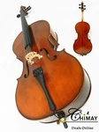 New Solid Wood Cello 1/2 Size, Good Set-up +prelude Strings Bow Bag Rosin. Fixed Price $498.00.