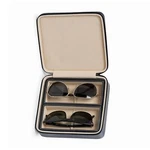 Monte Carlo Black Leather Travel Sunglass Case - Eyeglass. Fixed Price $115.00.