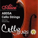 Alice A805A Cello Strings 4/4 Full Set Steel Core Ni-fe Chrome Winding. Fixed Price $24.50.