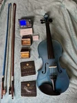 Cecilio Violin- Musical Instrument For Kids & Adults Cellos Kit,full Size Blue. Fixed Price $160.00.