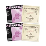 Thomastik-infeld Spirocore Tungsten And Larsen Cello Set Strings 4/4 .... Fixed Price $418.83.