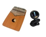 Dobani Thumb Piano Kalimba 17-KEY, Round Back + Snark Tuner. Fixed Price $89.99.