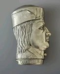 Rare Christopher Columbus Silver Match Vesta Case Dated 1892. Fixed Price $245.00.