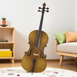 4/4 Full Size Beginner Acoustic Cello Set - Student Matte Amber Bag Bow Rosin. Fixed Price $248.99.
