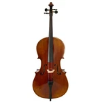 Luca Flamed Ebony Inlaid Professional Cello Outfit W/padded Gig Bag, 1/2 Size. Fixed Price $1499.00.