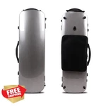 Vetimobato Carbon Fiber Violin Case 4/4 Silver Gray Oblong. Fixed Price $229.99.