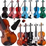 New Colors 4/4 3/4 1/2 1/4 1/8 Size Acoustic Violin Fiddle With Case+ Bow+ Rosin. Fixed Price $72.13.