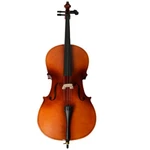 Acoustic Cello Case Bow Rosin Wood Color 4/4. Fixed Price $222.88.