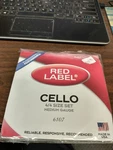 Super Sensitive Red Label Series Cello String Set 4/4 Size, #6107, Free Shipping. Fixed Price $74.00.