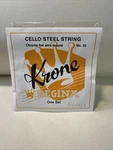 Krone Cello String Set 4/4 Size Chrome Flat Wire Wound New. Fixed Price $25.00.