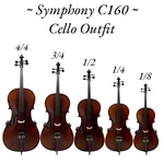 Symphony C160 Premium Cello Outfit: Superior Craftsmanship And Exceptional Sound. Fixed Price $710.10.