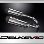 Honda RVT1000R 00-01 Delkevic Slip 13.5" X-oval Stainless Exhaust Muffler Kit. Fixed Price $420.99.