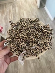 Satin Leopard Print Bows Various Sizes Set Of 20, Great For Crafting. Fixed Price $5.28.