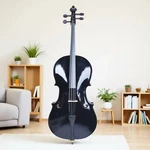4/4 Full Size Beginner Acoustic Cello Set - Bag Bow Rosin Student Black. Fixed Price $249.59.