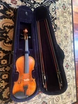 Handmade Lisle Collection Violin 4/4 Brown With Chinrest Bow Case & Rosin. Fixed Price $900.00.