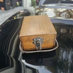 Vintage Wooden Darts Case Travel Box Rustic Carry Storage. Fixed Price $20.00.