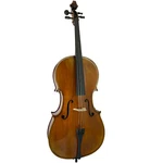 Luca Flamed Cello Outfit With Ebony Fittings And Antique Finish, 3/4 Size. Fixed Price $1299.00.