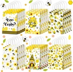 24 Pcs Gift Bags With Handles Honey Bees Paper For Party Favor Sweet As. Fixed Price $26.10.
