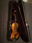 Violin Lisle Shop With Case & Bow + Shoulder Rest. Fixed Price $399.00.