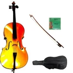 Merano Gold Cello, Bag, Bow, Strings, Bridge,rosin 1/4 Size For Beginner Student. Fixed Price $279.99.