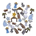 Buttons Galore 50 Piece Nativity Christmas Novelty Assortment For Sew.... Fixed Price $25.16.