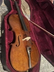 Cecilio 4/4 Student Cello W/ Hard & Soft Case, Stand, Bow, Extra Strings. Fixed Price $275.00.