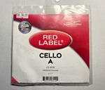 Super Sensitive Red Label Cello String 6114 Medium - 1/2 Size. Fixed Price $10.95.