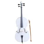 Professional 4/4 White Acoustic Cello Maple Top For Adults W/case+bow+rosin. Fixed Price $273.05.