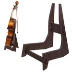 Dmrefit Cello Stand, Wooden With Bow Dark Walnut. Fixed Price $38.04.
