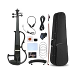 Electric Violin 4/4 Full Size Solid Wood Silent Set For Adults Beginne.... Fixed Price $130.07.