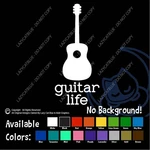 Guitar Life Decal Sticker Music Band Player Acoustic Country Love Strings Stage. Fixed Price $7.12.