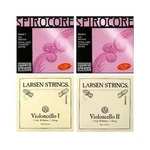 Cello Strings 4/4 Set Larsen Medium A+d, Spirocore Tungsten G+c. Fixed Price $382.97.