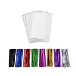 200 Pcs 6 In X Clear Flat Cellophane Treat BAGS(1.4MIL) Good For B.... Fixed Price $15.86.