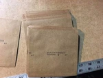 Lot! 4" X Kraft MIL-PRF-121G-TYPE Barrier Paper QTY:150 Heat Bags Packaging. Fixed Price $35.99.