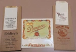 Antique Crosse Wis Cigar Clipping Bags Box Label Pamperin Yellow Lion Dider's. Fixed Price $35.00.