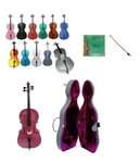 Merano 4/4 3/4 1/2 1/4 1/8 1/10 1/16 Acoustic Student Cello,bow,case. Fixed Price $799.99.