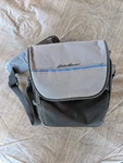 Eddie Bauer Compact Camera Bag Gray Black Padded Travel Shoulder Case. Fixed Price $18.88.