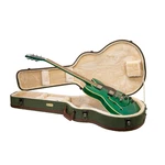 Crossrock 335 Style 6-STRING Semi-hollow Electric Guitar Case-green Chevron. Fixed Price $149.99.