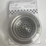 Signature Hardware 3-1/2 Basket Strainer P/n SH171BN Solid Brass Brushed Nickel. Fixed Price $8.72.