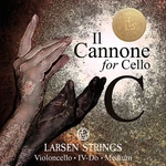 Larsen Strings Il Cannone Warm And Broad Cello 4/4 Tungsten, Ball End. Fixed Price $148.20.