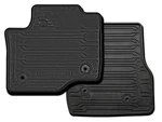 Super Duty 2017-2022 Truck Front All Weather Black Rubber Floor Protector Mats. Fixed Price $126.00.