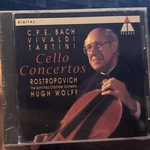 C.p.e. Bach, Vivaldi, Tartini: Cello Concertos / Rostropovich (cd, 1992, Teldec). Fixed Price $6.49.