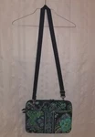 Vera Bradley Small Laptop Tablet Hard Case Padded Blue Rhapsody 11X8IN Strap. Fixed Price $23.99.