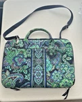 Vera Bradley Hardback Laptop Case With Shoulder Strap Blue Rhapsody. Fixed Price $8.00.