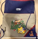 Vintage Louis Garneau Kids Gym Bag / Back Pack Felix & William New With Tag!. Fixed Price $6.19.
